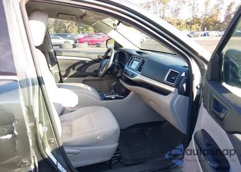 2017 Toyota Highlander Le из США, поврежденный, VIN 5TDBZRFH4HS472839